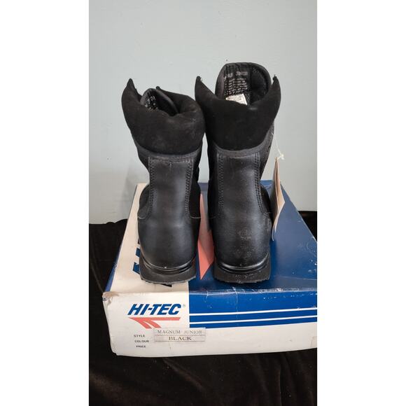 Hi-Tec Magnum Junior Tactical Boots Black Leather Size 6 Mens New In Box... main image 6